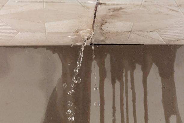 Professional Burst Pipe Cleanup technician working in Joshua Tree, CA